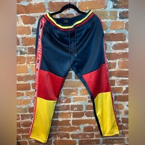Vintage Le Tigre 90s Vibrant Colorblock Joggers